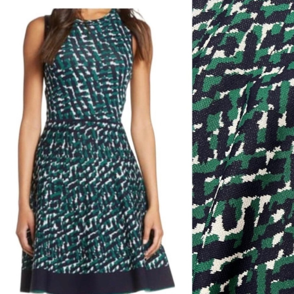 Eliza J Tank Sweater Fit and Flare Dress